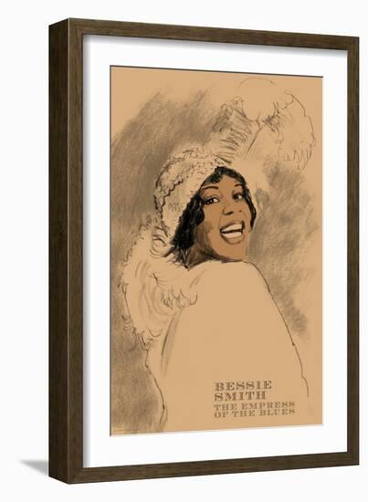 Bessie Smith-Clifford Faust-Framed Art Print