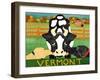 Bessie Vermont-Autumn-Stephen Huneck-Framed Giclee Print