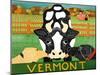 Bessie Vermont-Autumn-Stephen Huneck-Mounted Giclee Print