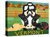 Bessie Vermont-Autumn-Stephen Huneck-Stretched Canvas