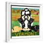 Bessie Vermont Black Autumn-Stephen Huneck-Framed Giclee Print