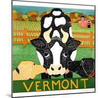 Bessie Vermont Black Autumn-Stephen Huneck-Mounted Giclee Print