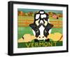 Bessie Vermont-Yellow-Autumn-Stephen Huneck-Framed Giclee Print