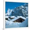 Besso near Zinal Switzerland-null-Framed Premium Giclee Print