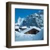 Besso near Zinal Switzerland-null-Framed Art Print