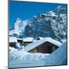 Besso near Zinal Switzerland-null-Mounted Art Print