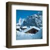 Besso near Zinal Switzerland-null-Framed Art Print