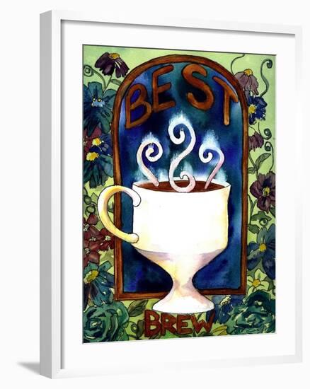 Best Brew Coffee-Blenda Tyvoll-Framed Art Print