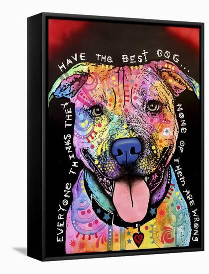 Best Dog-Dean Russo-Framed Stretched Canvas