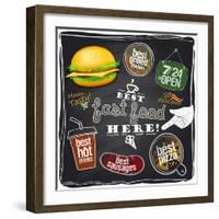 Best Fast Food Here-Selenka-Framed Art Print