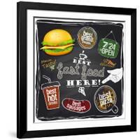 Best Fast Food Here-Selenka-Framed Art Print