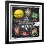 Best Fast Food Here-Selenka-Framed Art Print