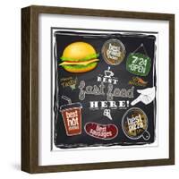 Best Fast Food Here-Selenka-Framed Art Print