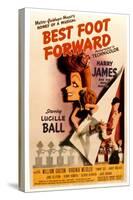 Best Foot Forward, Lucille Ball, Harry James, 1943-null-Stretched Canvas