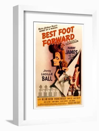 Best Foot Forward, Lucille Ball, Harry James, 1943-null-Framed Photo