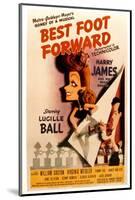 Best Foot Forward, Lucille Ball, Harry James, 1943-null-Mounted Photo