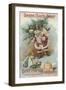 Best for the Laundry', Advertisement for Fairbank's Santa Claus Soap, C.1880-American School-Framed Giclee Print