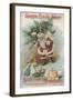 Best for the Laundry', Advertisement for Fairbank's Santa Claus Soap, C.1880-American School-Framed Giclee Print