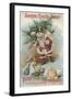 Best for the Laundry', Advertisement for Fairbank's Santa Claus Soap, C.1880-American School-Framed Giclee Print