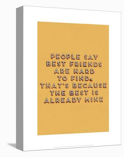 Best Friend Hard to Find-null-Stretched Canvas