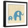 Best Friends - Elephants-Chariklia Zarris-Framed Art Print