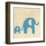 Best Friends - Elephants-Chariklia Zarris-Framed Art Print