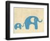 Best Friends - Elephants-Chariklia Zarris-Framed Art Print