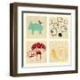 Best Friends Forever I-Chariklia Zarris-Framed Art Print