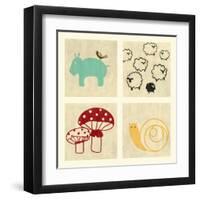 Best Friends Forever I-Chariklia Zarris-Framed Art Print