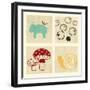 Best Friends Forever I-Chariklia Zarris-Framed Art Print