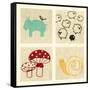 Best Friends Forever I-Chariklia Zarris-Framed Stretched Canvas