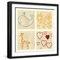 Best Friends Forever III-Chariklia Zarris-Framed Art Print