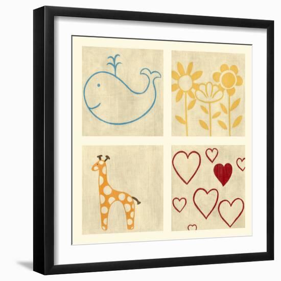 Best Friends Forever III-Chariklia Zarris-Framed Art Print