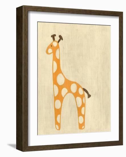 Best Friends - Giraffe-Chariklia Zarris-Framed Art Print