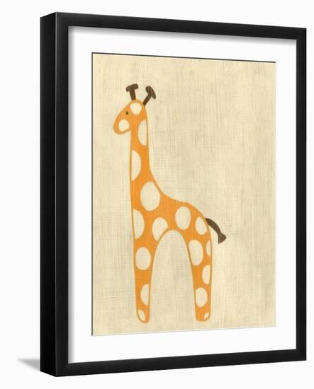 Best Friends - Giraffe-Chariklia Zarris-Framed Art Print