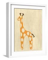 Best Friends - Giraffe-Chariklia Zarris-Framed Art Print