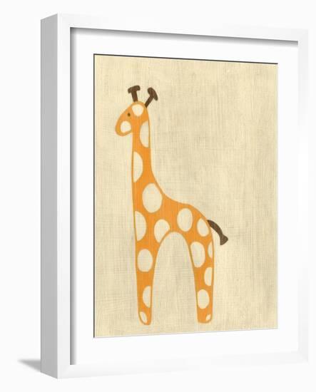 Best Friends - Giraffe-Chariklia Zarris-Framed Art Print