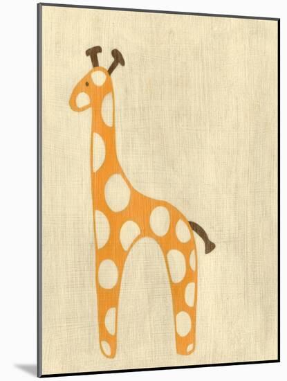 Best Friends - Giraffe-Chariklia Zarris-Mounted Art Print