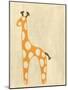 Best Friends - Giraffe-Chariklia Zarris-Mounted Art Print