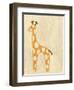 Best Friends - Giraffe-Chariklia Zarris-Framed Art Print