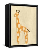 Best Friends - Giraffe-Chariklia Zarris-Framed Stretched Canvas