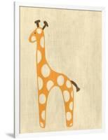 Best Friends - Giraffe-Chariklia Zarris-Framed Art Print