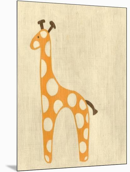 Best Friends - Giraffe-Chariklia Zarris-Mounted Art Print