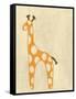 Best Friends - Giraffe-Chariklia Zarris-Framed Stretched Canvas