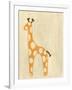 Best Friends - Giraffe-Chariklia Zarris-Framed Art Print