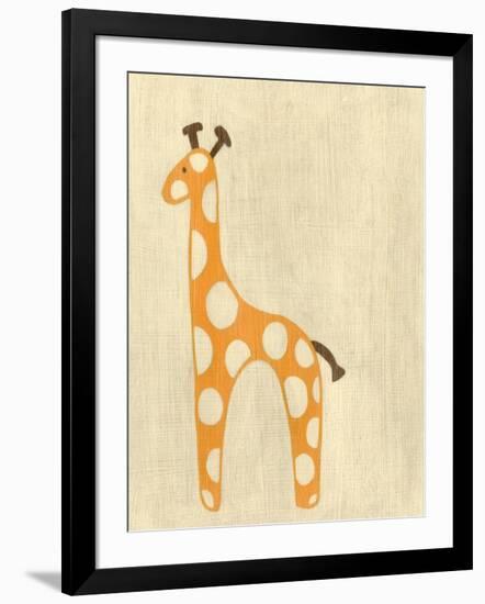 Best Friends - Giraffe-Chariklia Zarris-Framed Art Print