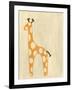 Best Friends - Giraffe-Chariklia Zarris-Framed Art Print