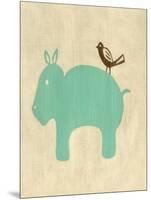 Best Friends - Hippo-Chariklia Zarris-Mounted Art Print