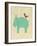 Best Friends - Hippo-Chariklia Zarris-Framed Art Print