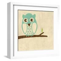 Best Friends - Owl-Chariklia Zarris-Framed Art Print